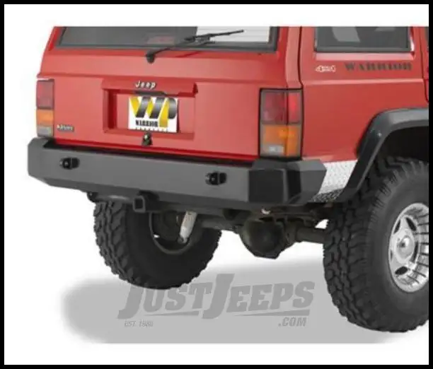 Warrior Products Standard Rear Bumper with D-Ring Brackets For 1997-01 Jeep Cherokee XJ 568