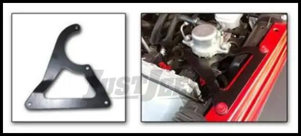 Warrior Products Vacuum Pump Relocation Bracket for 12-18 Jeep Wrangler JK 5905