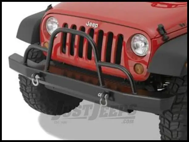 Warrior Products Rock Crawler Front Bumper with Brush Guard and D-Ring Mounts For 2007-18 Jeep Wrangler JK 2 Door & Unlimited 4 Door Models 59051