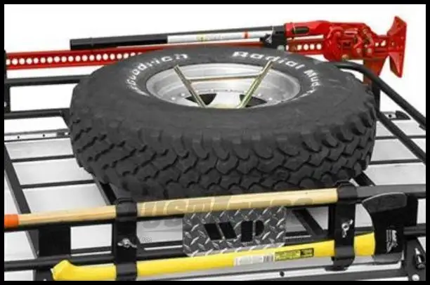 Warrior Products Spare Tire Bracket for Safari Racks For Universal Applications 819