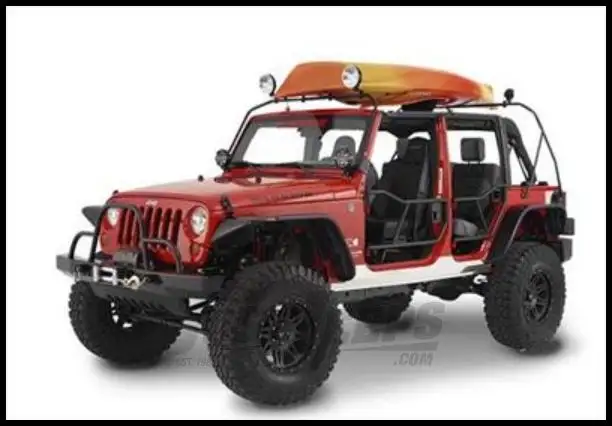Warrior Products Safari Watercraft Rack For 1976-95 Jeep Wrangler YJ and CJ7 848