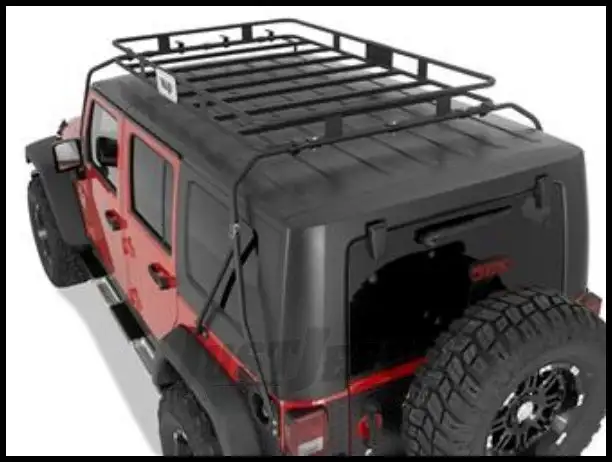 Warrior Products Safari Sport Rack for JK Wrangler Unlimited For 2007-18 Jeep Wrangler JK Unlimited 4 Door Models 879