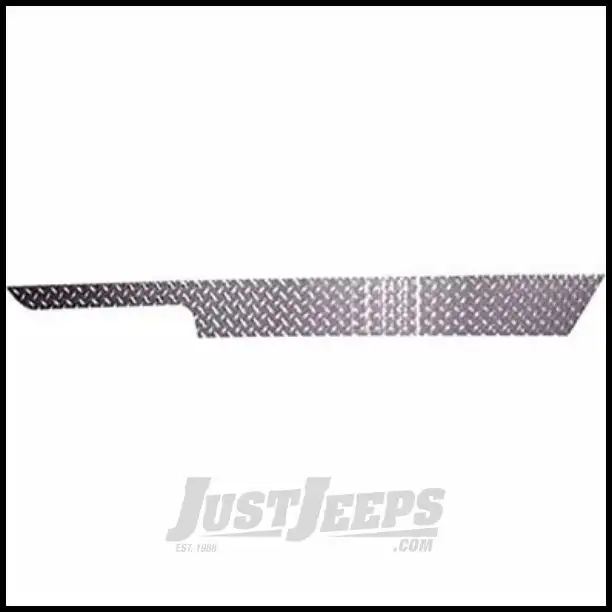 Warrior Products Sideplates without Lip For 1987-95 Jeep Wrangler YJ 908