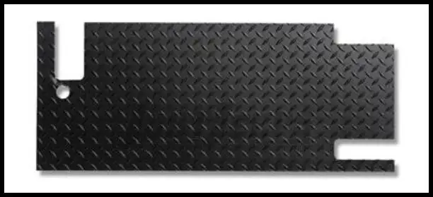Warrior Products Tailgate Cover For 1987-95 Jeep Wrangler YJ 908DPC