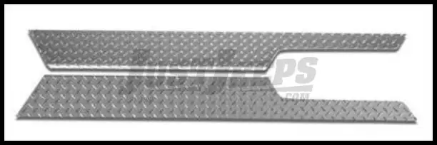 Warrior Products Rocker Panel Sideplates with Lip For 1987-95 Jeep Wrangler YJ 908UX