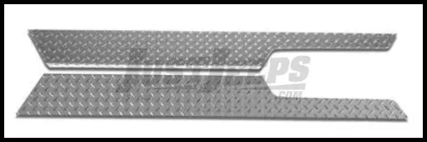 Warrior Products Sideplates with Lip Under Body Tub For 1997-06 Jeep Wrangler TJ Models 909U