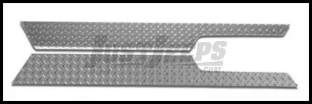 Warrior Products Sideplates with Lip Under Body Tub For 1981-86 Jeep CJ8 Scrambler 913BU