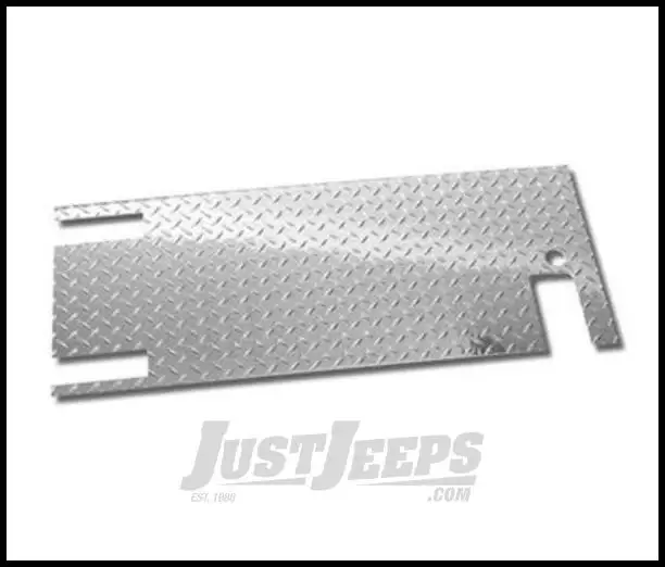 Warrior Products Tailgate Cover For 2007-18 Jeep Wrangler JK 2 Door & Unlimited 4 Door (Polished Aluminum) 920D-1PA