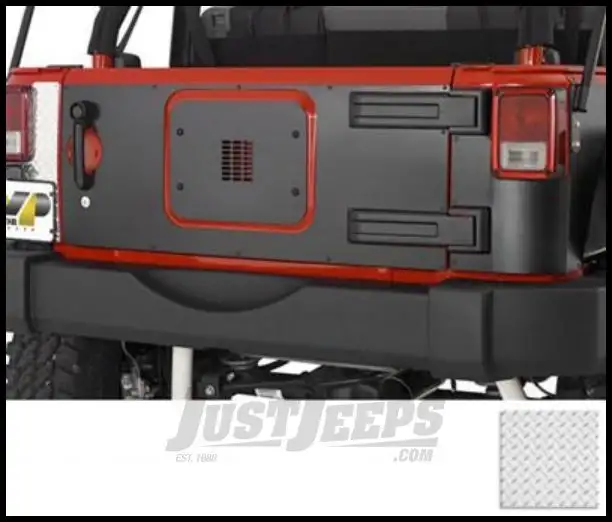 Warrior Products Tailgate Cover For 2007-14 Jeep Wrangler JK 2 Door & Unlimited 4 Door Models 920D-2