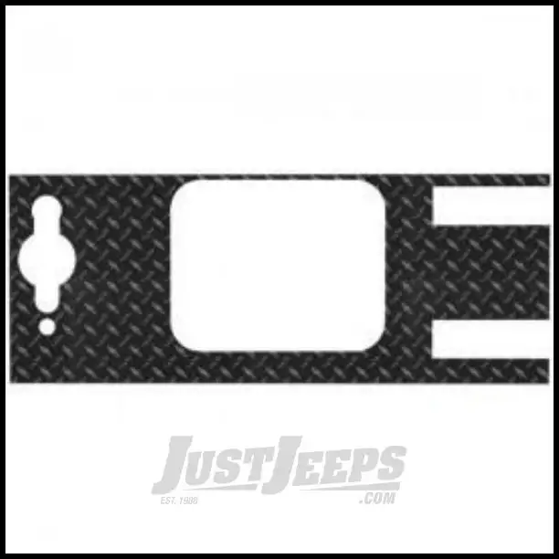 Warrior Products Tailgate Cover For 2007-14 Jeep Wrangler JK 2 Door & Unlimited 4 Door Models 920D-4PC