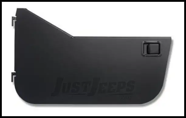 Warrior Products Steel Half Doors with Slider Paddle Handles In Smooth Black For 1976-83 Jeep CJ5 S905DOOR