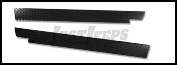 Warrior Products Rocker Panel Sideplates with Lip For 1972-75 Jeep CJ5 S906U