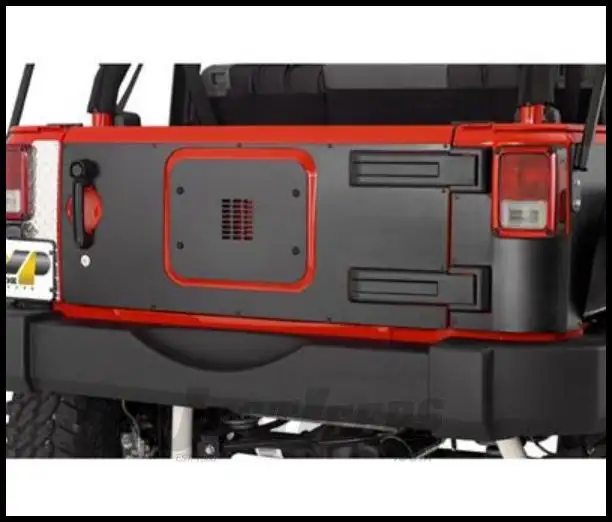 Warrior Products Tailgate Cover For 2007-14 Jeep Wrangler JK 2 Door & Unlimited 4 Door Models S920D-2