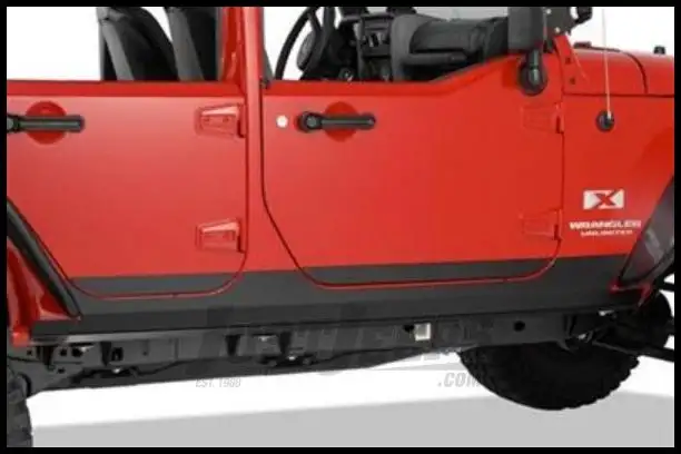Warrior Products Rocker Panel Sideplates For 2007-14 Jeep Wrangler JK 2 Door Models S921E