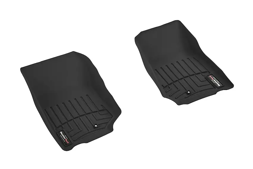 WeatherTech DigitalFit Front Floor Liner In Black For 2007-13 Jeep Wrangler JK 2 Door & Unlimited 4 Door Models 441051