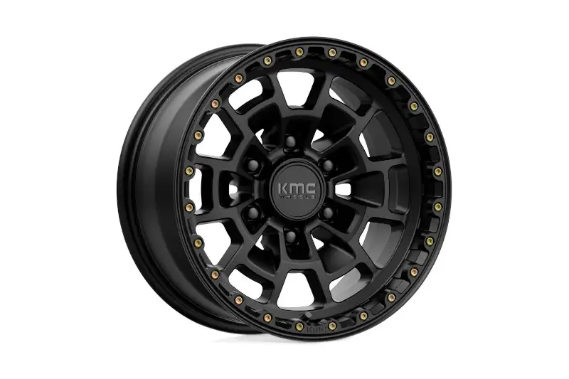 17X8.5 6X5.5 S-BLK 00MM KMC Wheels KM718 Satin Black Wheel | KM71878568700